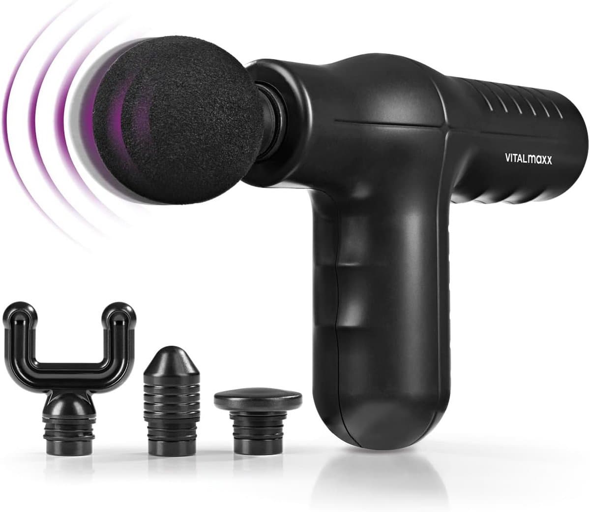 Elektrisch Mini Massagepistool met 4 Opzetstukken - 5 Intensiteitsstanden en Power Boost — afbeelding 1