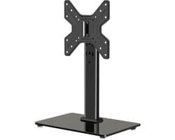 Universele Draaibare TV Standaard Tafelmodel - Verstelbare Hoogte voor Televisie en Monitor (17-43 Inch)