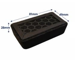 Active Koolstoffilter met Hepa 13 voor bambu Lab X1 X1C P1P P1S upgrade - filter - koolstof