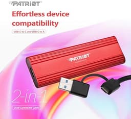 1TB Type-C USB 3.2 Gen 2 Externe Draagbare SSD - Trillingsbestendige Solid State Drive — thumbnail 4