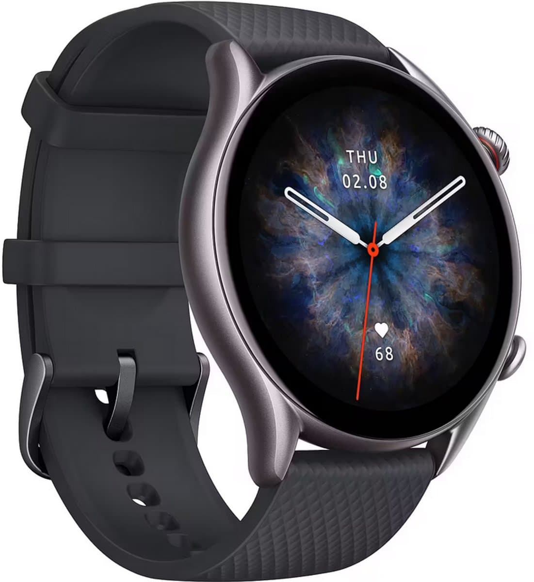 Amazfit GTR 3 Pro - Smartwatch - 46 mm - Midnight Zwart — afbeelding 1