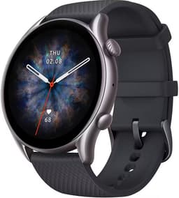 Amazfit GTR 3 Pro - Smartwatch - 46 mm - Midnight Zwart — thumbnail 2