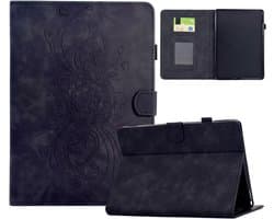 Beschermhoes voor 6.0 Inch E-reader PU Leer met Kaarthouder Zwart