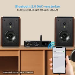 HiFi Hoofdtelefoonversterker en DAC met LDAC, DSD512, 32Bit/768kHz, XMOS XU-316 — thumbnail 3