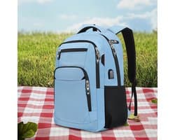 MODFU Laptop Rugzak Oxford met USB Oplaadpoort 15,6 Inch Waterafstotend voor Werk Reizen en Studie