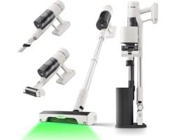 ROBOROCK H60 HUB - Draadloze steelstofzuiger met automatisch leegmaakstation - Verwijderbare accu 60 min - 115 AW