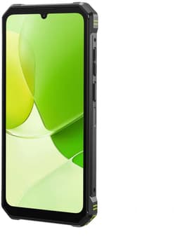 FOSSiBOT F105 robuuste smartphone, 6,745 inch HD+-scherm, 10300 mAh-batterij, 4 GB RAM + 64 GB ROM, 20 MP + 8 MP camera, 4G Dual SIM, octa-core chipset, Android 14-systeem, ontgrendeld/Face ID/OTG/GPS, IP68/IP69K - zwart — thumbnail 3
