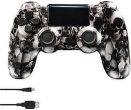 Namajunas - Draadloze Controller geschikt voor PS4/Pro/Slim/PC - Bluetooth gamepad - Geschikt voor Playstation 4 -Zes-assige sensor - LED-lichtbalk en touchscreen-functionaliteit - Audio Jack Input - Gaming Accesoires — thumbnail 1