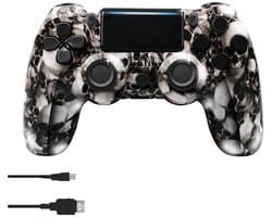 Namajunas - Draadloze Controller geschikt voor PS4/Pro/Slim/PC - Bluetooth gamepad - Geschikt voor Playstation 4 -Zes-assige sensor - LED-lichtbalk en touchscreen-functionaliteit - Audio Jack Input - Gaming Accesoires