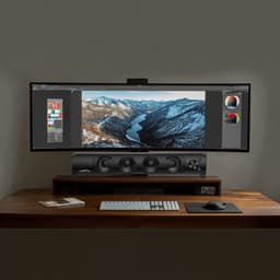 Audiocore - 2 in 1 2.0 PC luidspreker met Soundbar functie — thumbnail 2