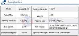 Hydraulische Luchtkoeler - Luchtgekoelde Olieradiator voor Oliekoeling en Warmtewisseling (DC 12V) — thumbnail 2