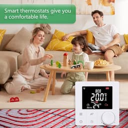Slimme WiFi Thermostaat voor Verwarmingssystemen met Wekelijkse Programmatie en Spraakbesturing — thumbnail 4