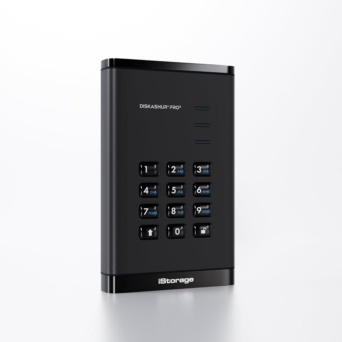 Beveiligde Draagbare Externe Harde Schijf met Hardware-encryptie en Pin-toegang IP56 — afbeelding 1