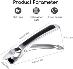 BOTC Oventang - Airfryer Pannengrijper - Kommengrijper voor hete platen - Compatibel met Instant Pot-accessoires - 2 stuks — thumbnail 5