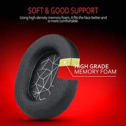 Geschikt voor SteelSeries Arctis 1.3, Arctis 5.7 PRO hoofdtelefoon: schuimrubberen oorschelpen, oorschelpen, hoofdband — thumbnail 5