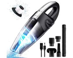 Ynkkvre – Stofzuiger – Handheld – 120W – Draadloos – Mini Auto Stofzuiger – Multifunctioneel – Krachtig – Met Wasbaar Filter – Voor Bank, Huis, Auto, Bureau, Tafel