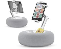 Tabletstandaard - Compatibel met 4,7-13 Inch Kindle/Telefoon/Tablet - Verstelbare Telefoonstandaard - voor Het Bekijken Van Video's Op Bed Of De Bank, Zacht en Comfortabel