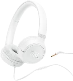 JBL Tune 530 - Bedrade On-ear Koptelefoon - Hoofdtelefoon met Kabel & Microfoon - 3.5 mm Aansluiting - JBL Pure Bass - Voor iPhone, Samsung, Tablet & Laptop - Wit — thumbnail 1