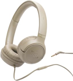 JBL Tune 530 - Bedrade On-ear Koptelefoon - Hoofdtelefoon met Kabel & Microfoon - 3.5 mm Aansluiting - JBL Pure Bass - Voor iPhone, Samsung, Tablet & Laptop - Mocha Mousse — thumbnail 1