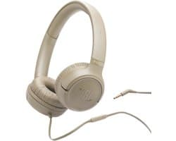 JBL Tune 530 - Bedrade On-ear Koptelefoon - Hoofdtelefoon met Kabel & Microfoon - 3.5 mm Aansluiting - JBL Pure Bass - Voor iPhone, Samsung, Tablet & Laptop - Mocha Mousse