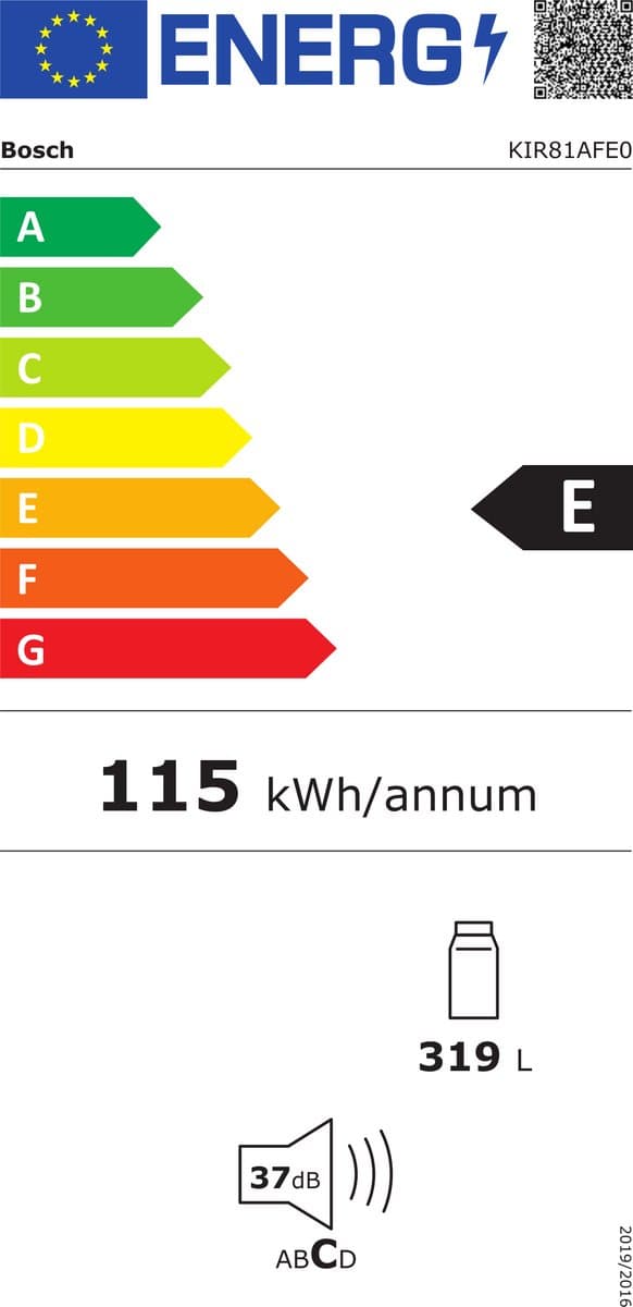 Bosch KIR81AFE0 - Inbouw koelkast — afbeelding 1