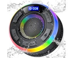 Waterdichte Bluetooth Speaker met Zuignap en LED Verlichting