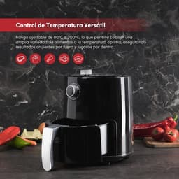 Compacte Luchtfriteuse 2,5 Liter - 1200W - Instelbare Temperatuur en Timer — thumbnail 5