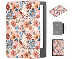Hoesje voor 6.8" Kindle Paperwhite - Kunstlederen Bescherming met Automatische Wekfunctie