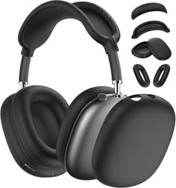 4-in-1 Siliconen Beschermhoes Set voor Hoofdtelefoon - Krasbestendig Accessoirepakket — thumbnail 1