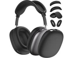 4-in-1 Siliconen Beschermhoes Set voor Hoofdtelefoon - Krasbestendig Accessoirepakket