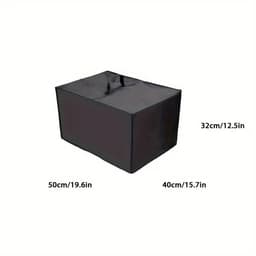 Stofhoes voor magnetron/airfryer - Waterdichte en zonwerende hoes van 420D Oxford-stof - Geschikt voor magnetrons, airfryers, broodroosters en ovens - 50*40*32 cm — thumbnail 6