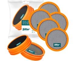 Sillar, set 5 filters voor stofzuiger, wasbaar stofzuigerfilter, vervanging FC8009 / CP0948, geschikt voor steelstofzuiger Philips SpeedPro 5000, 5000 AQUA