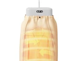 Draagbare Droger | Draagbare Elektrische Kledingdroger,Drogen Met Stofdichte Hoes Opvouwbare Machine Twee Temperatuurregelingen Timer Voor Terras Keuken Binnen Badkamer Wasruimte Buiten Balkon Kampere，wit