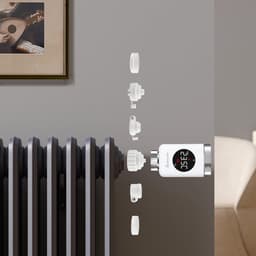 SALCAR Radiatorthermostaat TRV801W - Slim LCD WiFi Thermostaat - Compatibel met Amazon Alexa & Google Home - Tuya Smart - Geen Gateway Nodig — thumbnail 4