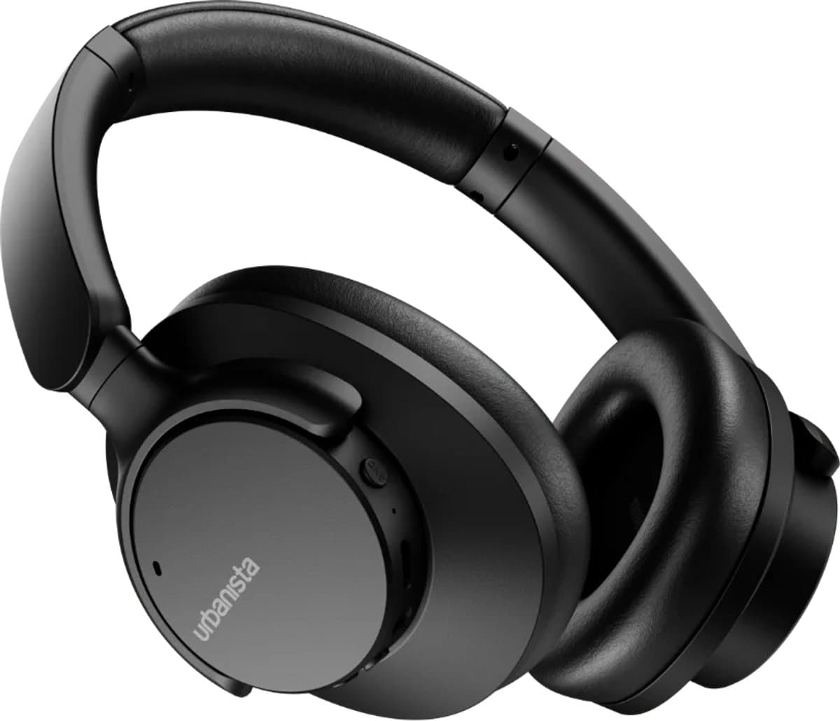 Urbanista Draadloze Koptelefoon – Hybride ANC – Ambient Sound Mode – 40u Batterijduur – Zwart — afbeelding 1