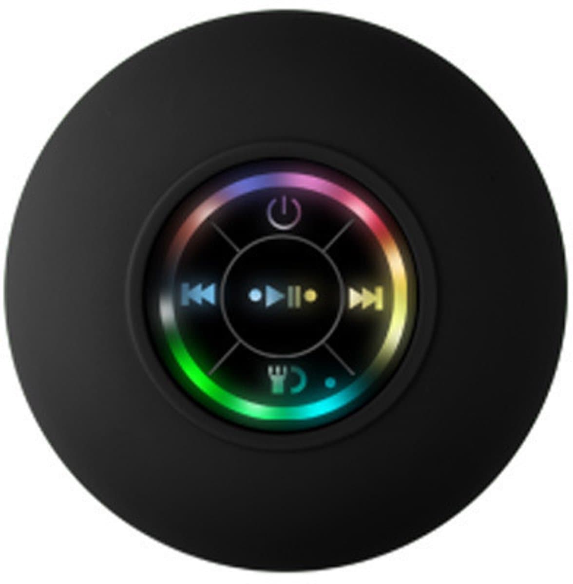 Grote zuignap waterdichte Bluetooth-luidspreker met LED-licht, waterdichte badkamer Bluetooth-luidspreker, draagbare Bluetooth-luidspreker — afbeelding 1