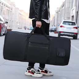 Keyboardtas - Toetsenbord Gig Bag - 61 Toetsen Instrument Keyboard Bag - 420D Oxford - Universele Keyboard Tas - Toetsenbord tassen Case - Perfect voor Het Vervoer Van Toetsenborden, Muziekaccessoires en Meer - Zwart — thumbnail 3