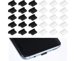 30pcs USB C Beschermkappen - Oplaadpoort Bescherming - Mobiele Telefoon Oplaadbox Bescherming - USB 3.1 Type C Port - USB C Deksel Stofbescherming