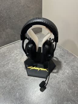Hoofdtelefoon houder CYBERPUNK - Headset stand - Koptelefoon standaard - Koptelefoon houder — thumbnail 1