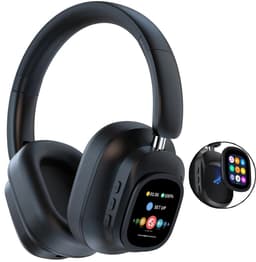 Siindoo JH-ANC930 Plus Bluetooth 5.3 Over-Ear Koptelefoon – Hybrid Active Noise Cancelling ANC – LED Touchscreen Display – 40 mm Drivers – Diepe Bass – Bluetooth & 3.5 mm – Lange Batterijduur – Memory Foam Comfort – Zwart — thumbnail 2