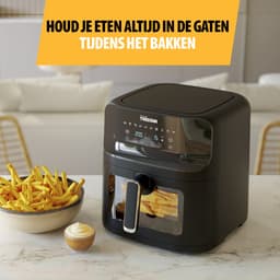 Tristar Airfryer FR-9039 - Heteluchtfriteuse - Zwart - 7.5 liter - PFAS vrij - 1700W - 10 voorgeprogrammeerde programma’s — thumbnail 5