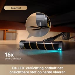 Dreame R30 Snoerloze Steelstofzuiger - Tot 190 AW Zuigkracht - 90 min Accu Duur - Anti-Klit Technologie - Slimme sensoren — thumbnail 4
