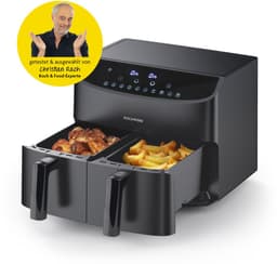 Rachs KOCHWERK heteluchtfriteuse dubbele mand 2x 3.5l - zwart | Airfryer Oven Heteluchtoven — thumbnail 12