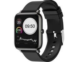 Belesy® HUNDRED - Smartwatch - Heren & Dames - Horloge - 1.3 inch - Kleurenscherm - Full Touch - Stappenteller - Multi Sport - 100+ Watchfaces - Maak uw eigen wijzerplaat - Siliconen - Watch geschikt voor Android en iOS - Moederdag