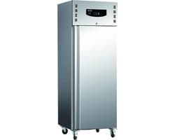 Combisteel Koelkast - 630L 2/1 GN - RVS - +2°C/+8°C - Statisch + Ventilator - Wielen - 680x810x2010mm - Horeca Koelkast