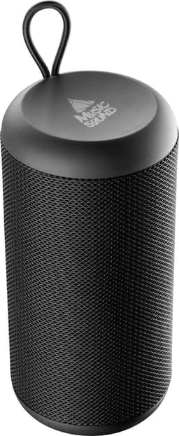 Music Sound Verticale bluetooth speaker 5.0 - zwart - 20,5cm x 8cm x 8cm - Goede kwaliteit van geluid — thumbnail 1