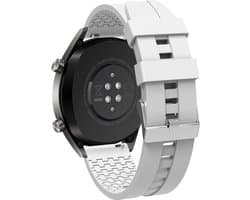 Strap-it Smartwatch bandje 22mm - extreme siliconen horlogeband geschikt voor Samsung Galaxy Watch 1 46mm / Galaxy Watch 3 45mm / Gear S3 Classic & Frontier - Amazfit GTR 47mm / GTR 2 / GTR 3 & 3 Pro / GTR 4 - OnePlus Watch - wit