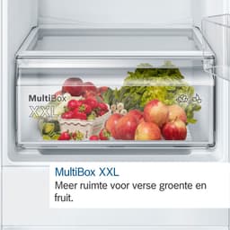 Bosch KIL42NSE0 - Serie 2 - Vrijstaande Inbouwkoelkast - Zeer stil - Led verlichting - Exta ruime lade voor groente en fruit — thumbnail 7