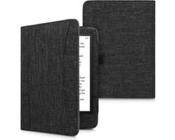 kwmobile Flip cover eReader hoesje geschikt voor Amazon Kindle Paperwhite 11. Generation 2021 - Met handvat - In donkergrijs