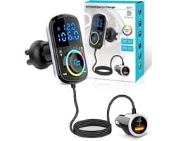 DINTO® Bluetooth FM Transmitter BC71 - Auto Lader - Bluetooth Receiver
